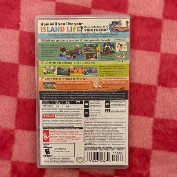 Animal Crossing New Horizons for Nintendo Switch - Like New (With Case) - Picture 4 of 4